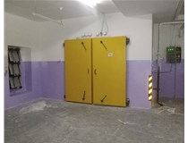 【德軒案例】梧桐院地庫改造——墻面刷油漆、乳膠漆，改造人防門油漆